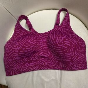Athleta Purple Molded Cup Sports Bra Size 38B